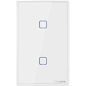 Interruptor Smart de Parede Sonoff TX T2US2C Branco