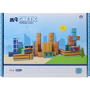 Blocos Magnéticos de Construção Chuang Huang - CH1434 (87 peças)