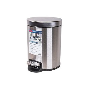 Lixeira de Aço Inoxidável 5L