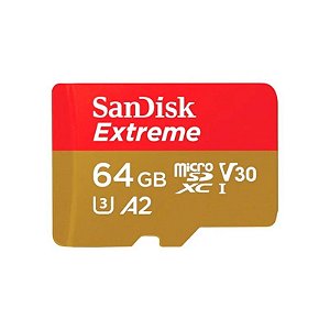 Cartão de Memória Sandisk Micro SDXC Extreme 64GB 170MB/s - SDSQXAH-064G-GN6AA