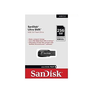 Pendrive 256GB Sandisk Z410 Ultra Shift USB 3.0