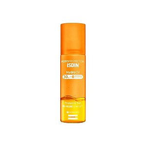 Fotoprotetor Bifásico Corporal Isdin Hydrooil Protect & Tan FPS 30 - 200 ML