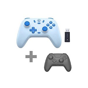Controle Sem Fio Gamesir Nova Lite T4N para PC/Steam/Nintendo/Smartphone + Estojo