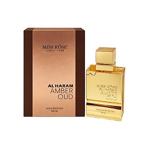 Perfume Body Spray Miss Rôse Al Haram Amber Oud Gold Edition - 7505-041M2 - Unissex - 100ML