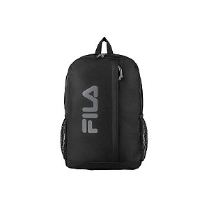 Mochila Unissex Moda Básica Letra Preta