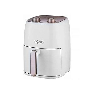 Fritadeira Elétrica Krab KBFE45 1.500 Watts 220 - 240 V ~ 50/60 Hz - Branco/Dourado