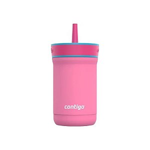 Copo Térmico Infantil Contigo Leighton com Canudo - Azaleia 354ml