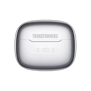 Fone de Ouvido Transformers TF-T27 TWS Bluetooth - Prata