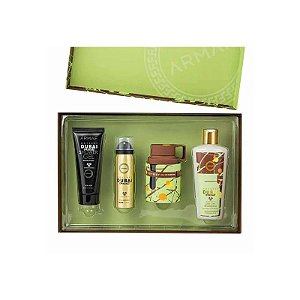 Kit Armaf Odyssey Dubai Chocolat 100ml + Loção Pós-Barba + Shampoo + Spray