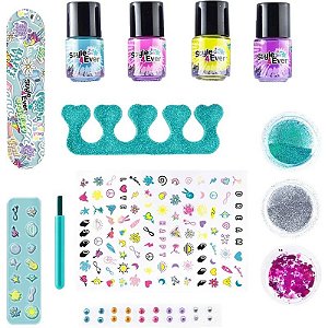 Kit de Arte em Unhas com Glitter Style 4 Ever Canal Toys - 0FG 194