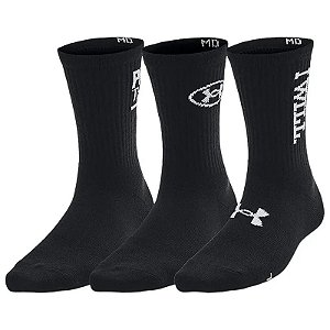 3 Pares de Meias Under Armour 1382942-001