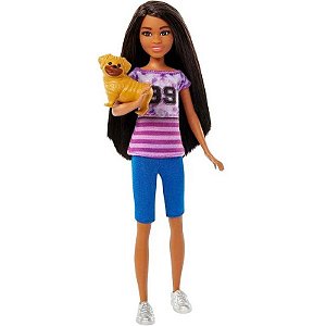 Boneca Barbie Stacie em Resgate Mattel - HRM06