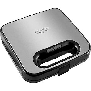 Sanduicheira e Grelha Britânia Redstone Inox BGR16 750W - 220V-60Hz