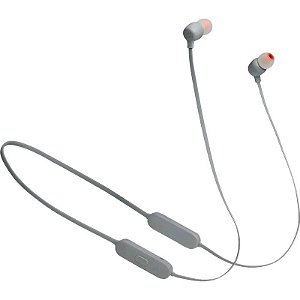 Fone de Ouvido Sem Fio JBL Tune T125BT - Cinza