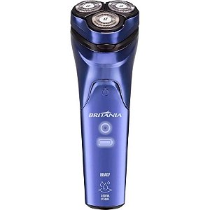 Aparelho de Barbear Britânia Shave BBA07 - Azul
