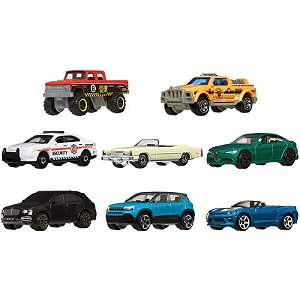 Kit de Carros 8 Peças Matchbox Mattel - JCT85