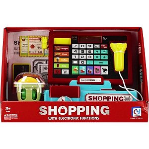 Brinquedo de Caixa Registradora e Tablet para Compras Chaoye - 836-46-A102601
