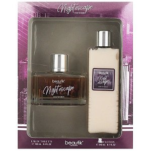 Kit Perfume Beautik Noite Escapada Eau de Toilette 100mL + Loção Corporal 240mL - Feminino