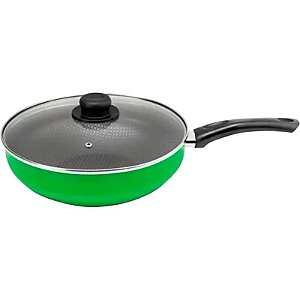 Wok com Tampa Color Pop Multiflon 28cm/4,3L - Verde
