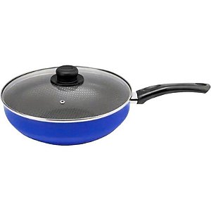 Wok con Tapa Color Pop Multiflon 28cm/4.3L - Azul
