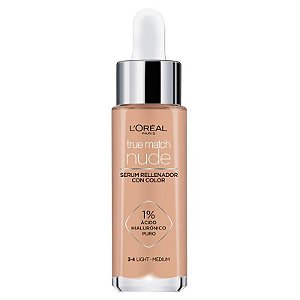 Base Líquida L'Oréal True Match Nude 3-4 Light Medium - 30mL