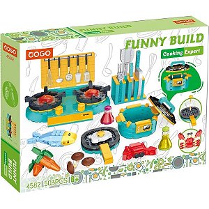 Jogo Finny Build Fast Food - 4582 (503 Peças)