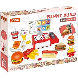 Jogo de Montagem Finny Fast Food - 4581 (498 Peças)