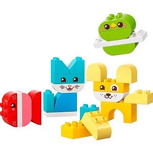 Kit Lego Duplo Meu Primeiro Criativo Bichinhos Fofos 3 EM 1 - 10477 (24 pçs)
