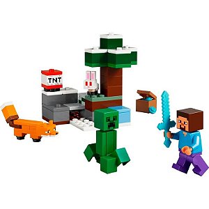 Kit de Aventura na Taiga do Steve do Lego Minecraft - 21583 (79 peças)