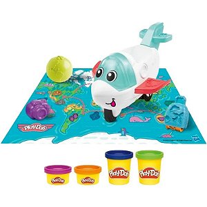 Massa de Modelar Play-Doh Kit Inicial Avião de Exploração Hasbro F8804