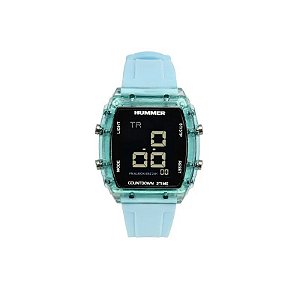 Relógio Masculino Digital Hummer WH2-224582 Azul Claro