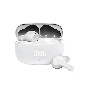 Fone de Ouvido JBL Bluetooth Wave 200TWS - Branco (Deslacrado)