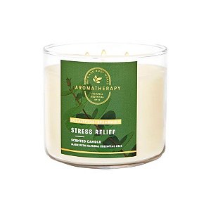 Vela Aromática Bath & Body Works Eucalipto Hortelã Alívio do Estresse 411G