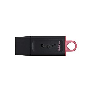 Pendrive de 256GB Kingston Datatraveler Exodia DTX/256GB USB 3.2 - Preto/Vermelho