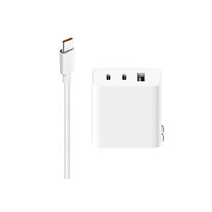 Carregador Xiaomi 67W GaN Carregador 2C1A A07ZMUS - Branco