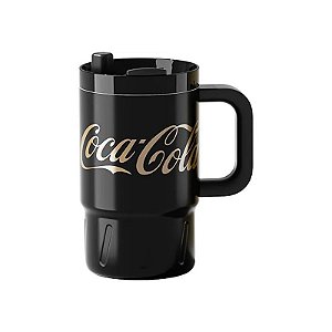 Copo Térmico Nonoo Coca-Cola NS800B1 com Canudo - Preto 800ML