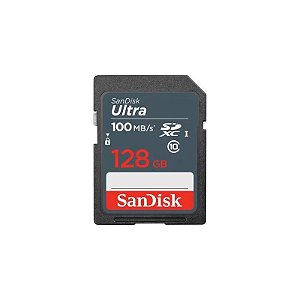Cartão SD 128GB Sandisk Ultra SDSDUNR-128G-GN3IN