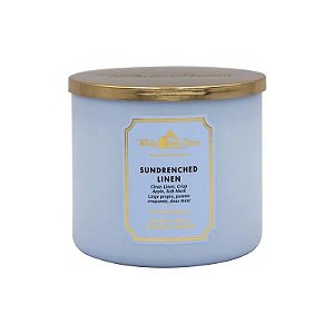 Vela Aromática Bath & Body Works Sundrenched Linen 411G