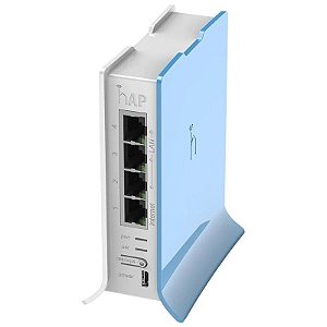 Roteador WiFi Routerboard Mikrotik RB941-2ND-TC (hAP Lite TC) 4 Portas Bivolt