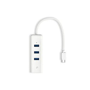 Hub Adaptador TP-Link UE330C Ethernet Gigabit USB 3.0 - Branco