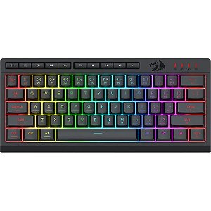 Teclado Gamer com Fio Redragon Shiva 61 K522-RGB Preto