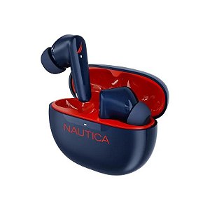 Fone de Ouvido Náutica Urban T200+ Bluetooth - Azul Marinho/Vermelho