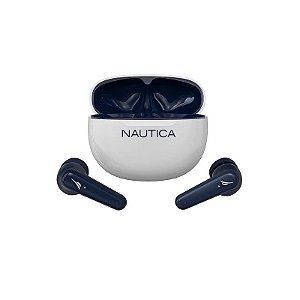 Fone de Ouvido Nautica T200+ TWS - Branco Azul Marinho