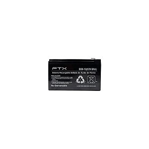 Kit de Bateria UPS FTX Recarregável 12V/9A SS9-12 Ácido Chumbo