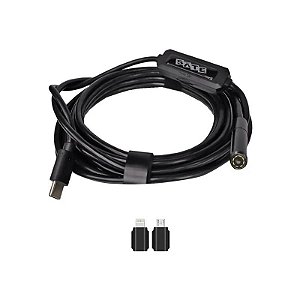 Câmera Borescópio Articulada Satélite A-GL931 para Smartphone - Preto 1 Metro