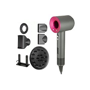 Secador de Cabelo Onida Super Hair Dryer ON-2502 2000W 110V - Cinza/Rosa