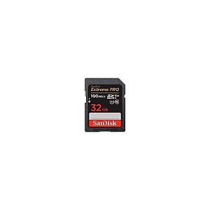 Cartão de Memória SD Sandisk Extreme Pro V30 U3 32GB 4K - SDSDXXO-032G-GN4IN