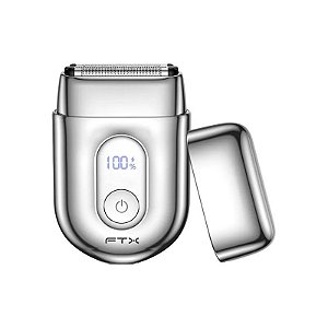 Barbeador Elétrico FTX ESH-100 - 7000RPM - Recarregável - Prata