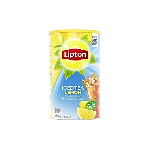 Pote de Chá em Pó Lipton Limão Gelado 2.54KG
