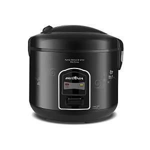 Panela Elétrica de Arroz Britânia PA5 Prime 400 Watts para 5 Xícaras 220V ~ 50/60 Hz - Preta